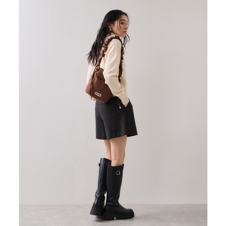 衿ファー取り外しカーディガン | VIS  | 詳細画像12 