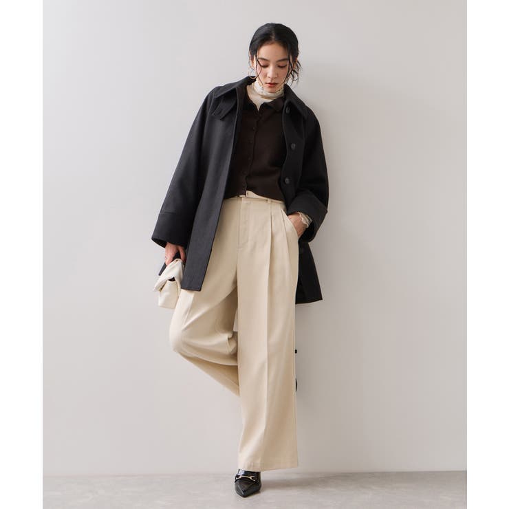 衿ファー取り外しカーディガン | VIS  | 詳細画像22 