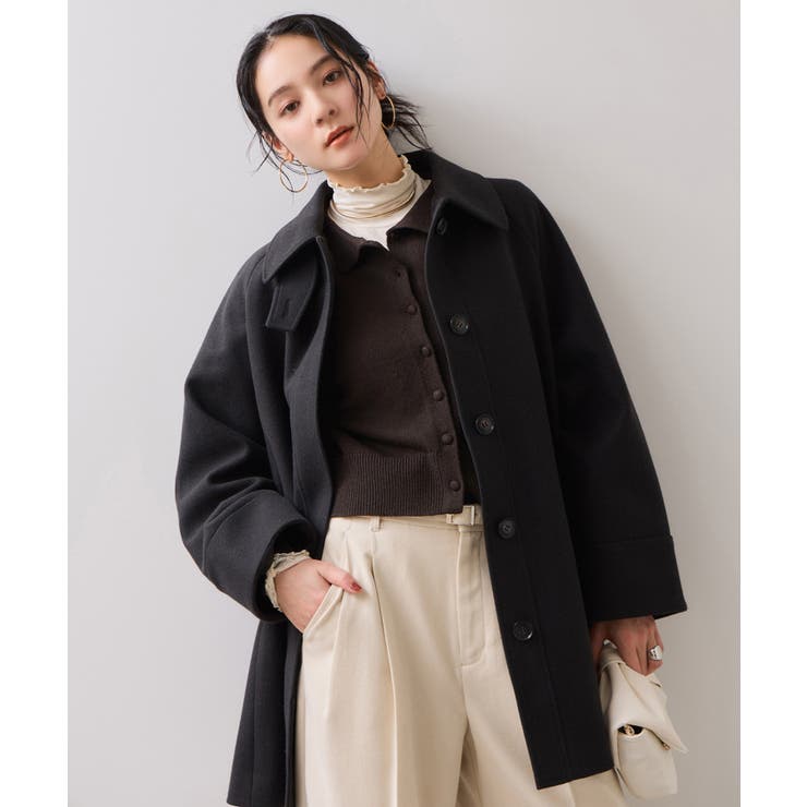 衿ファー取り外しカーディガン | VIS  | 詳細画像23 