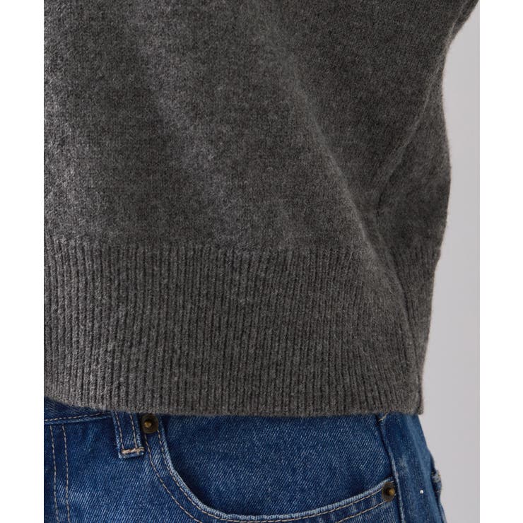 衿ファー取り外しカーディガン | VIS  | 詳細画像35 