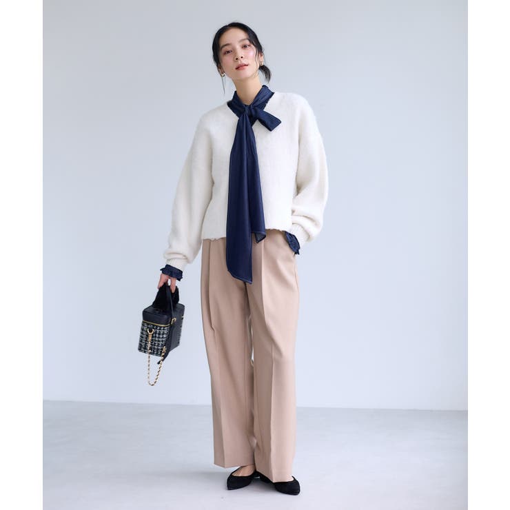 チェックアソートシャギーニットカーディガン/セットアップ対応 | VIS  | 詳細画像10 