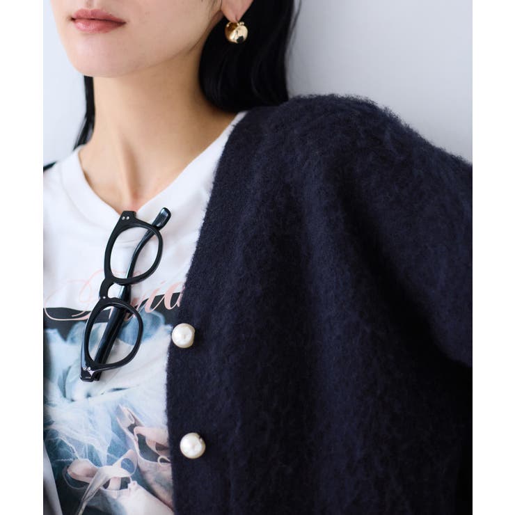 チェックアソートシャギーニットカーディガン/セットアップ対応 | VIS  | 詳細画像22 