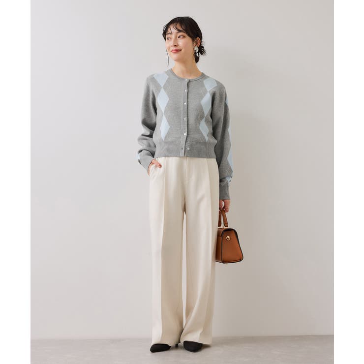 アーガイルカーディガン | VIS  | 詳細画像12 