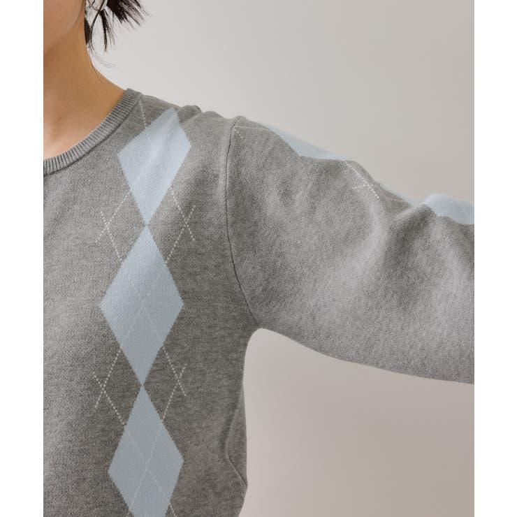 アーガイルカーディガン | VIS  | 詳細画像20 