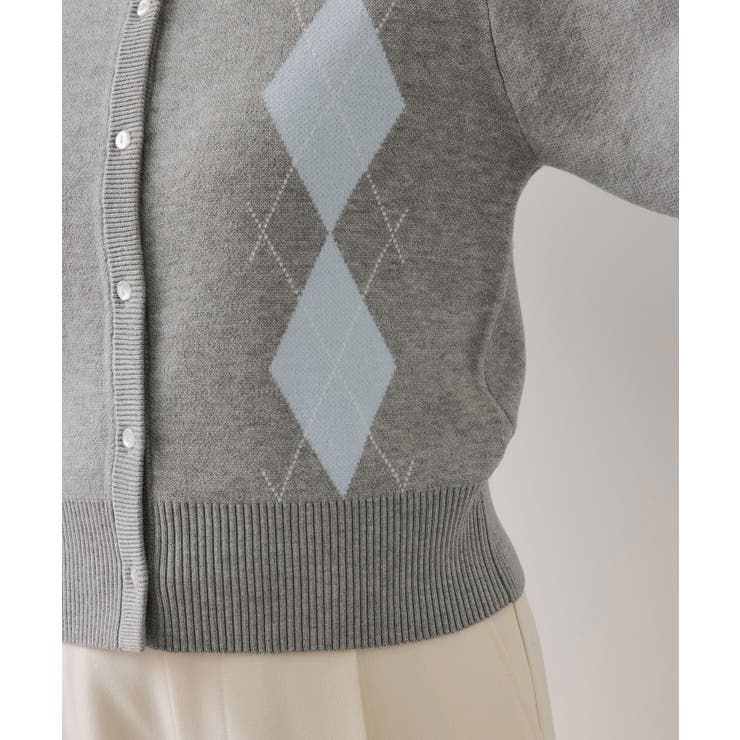 アーガイルカーディガン | VIS  | 詳細画像21 