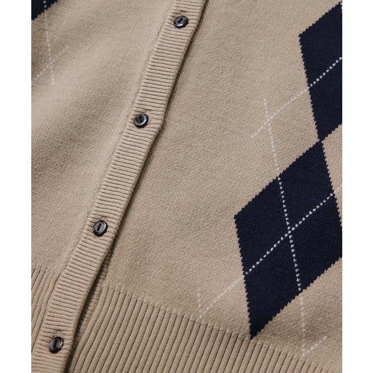 アーガイルカーディガン | VIS  | 詳細画像23 