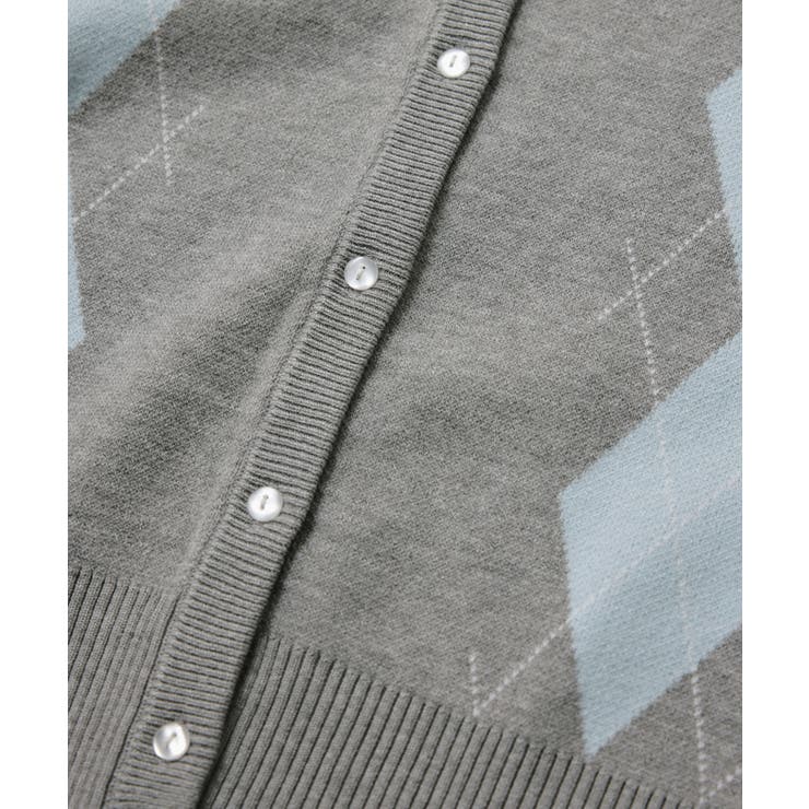 アーガイルカーディガン | VIS  | 詳細画像24 