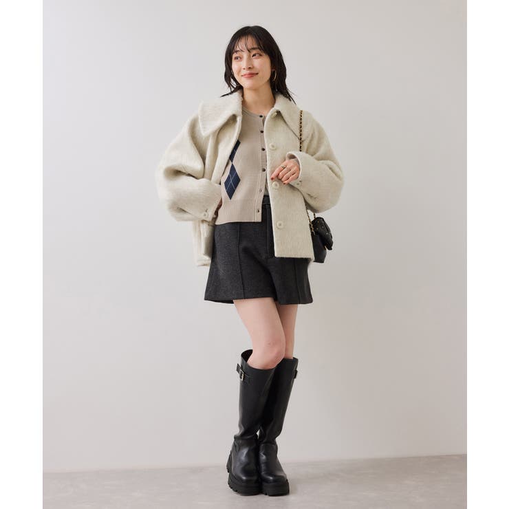 アーガイルカーディガン | VIS  | 詳細画像7 