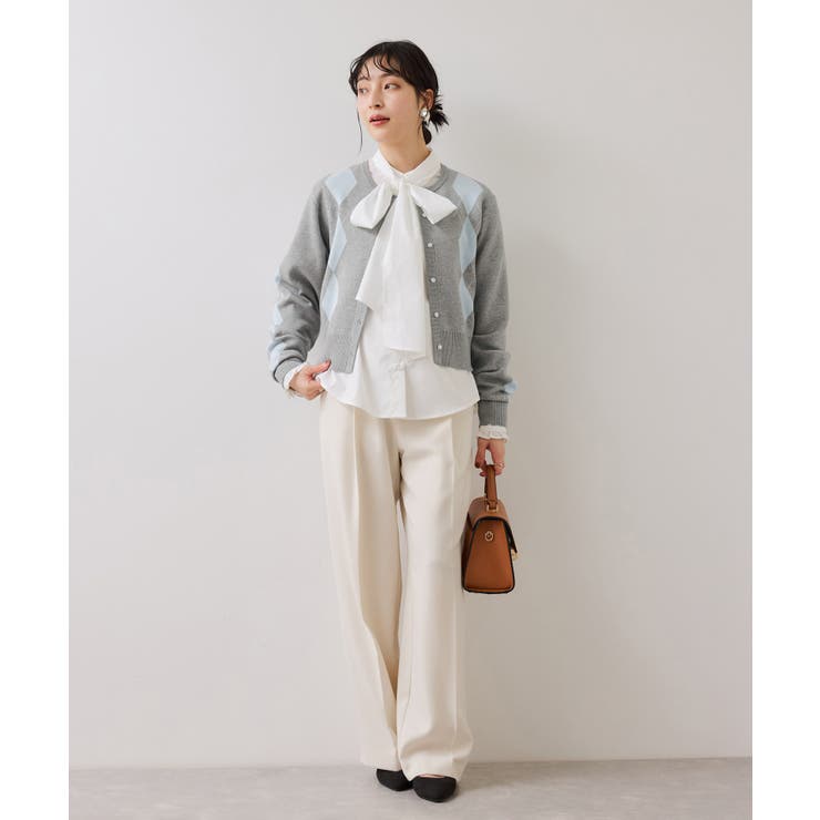 アーガイルカーディガン | VIS  | 詳細画像8 