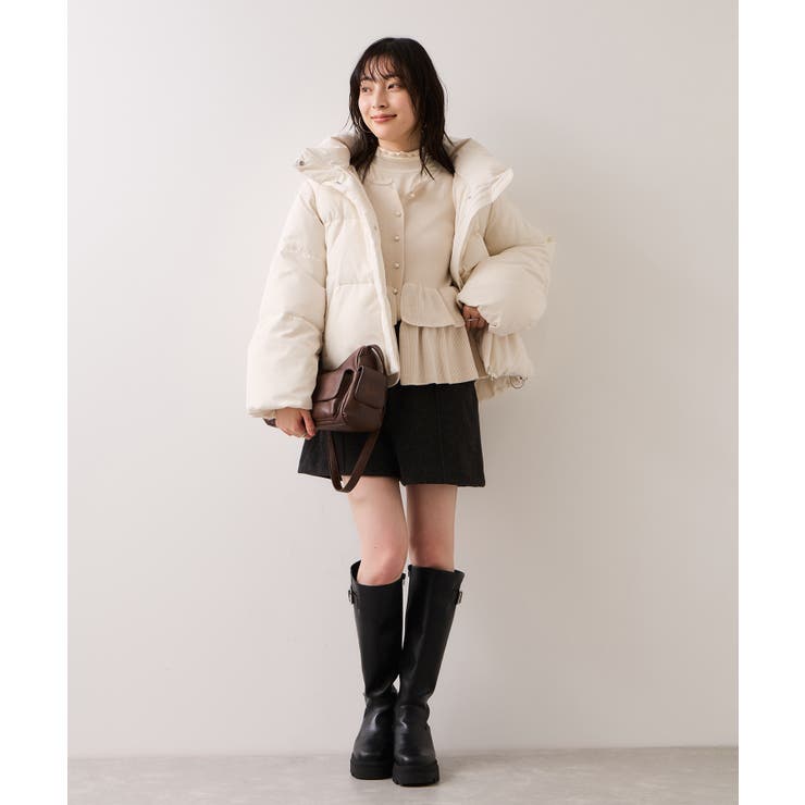 ティアードペプラムニットカーディガン | VIS  | 詳細画像23 