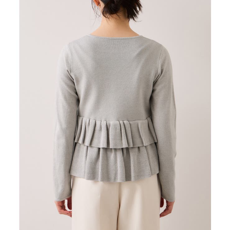 ティアードペプラムニットカーディガン | VIS  | 詳細画像27 