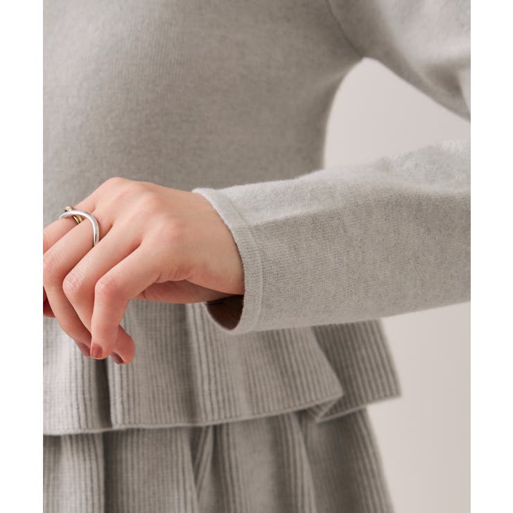 ティアードペプラムニットカーディガン | VIS  | 詳細画像30 