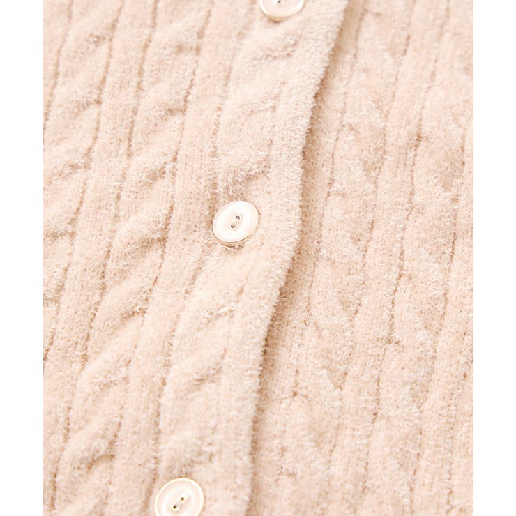 モールベロアケーブルカーディガントップス/イージーケア | VIS  | 詳細画像25 