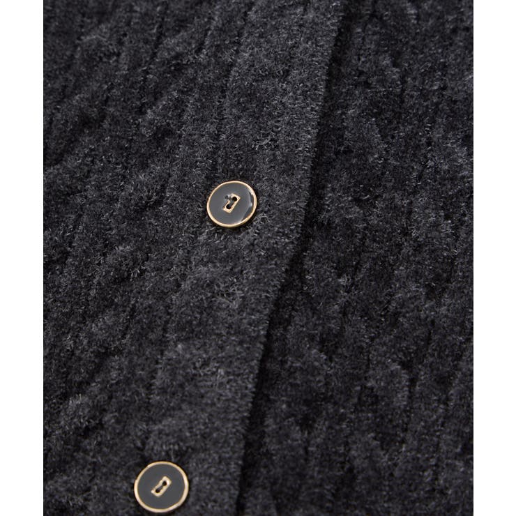 モールベロアケーブルカーディガントップス/イージーケア | VIS  | 詳細画像26 