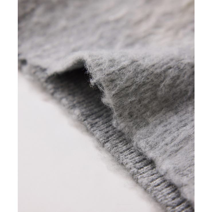 アート柄ジャガード起毛ニットカーディガン/イージーケア | VIS  | 詳細画像23 