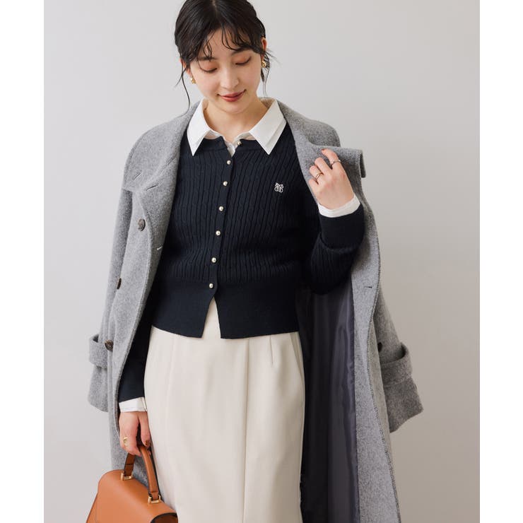 ケーブルコンパクトカーディガン | VIS  | 詳細画像26 