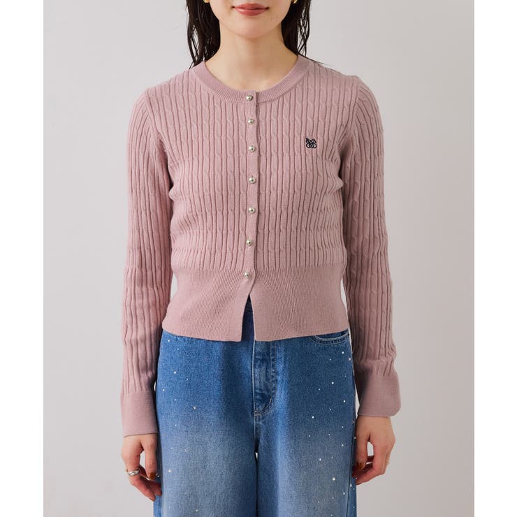 ケーブルコンパクトカーディガン | VIS  | 詳細画像27 