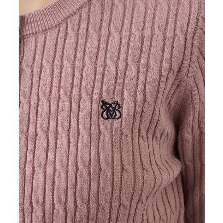 ケーブルコンパクトカーディガン | VIS  | 詳細画像31 