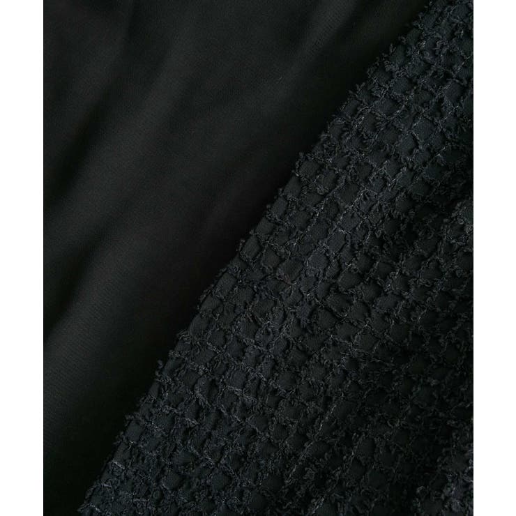 【洗える】リバーシブルシフォンジャガードブラウスカーディガン | VIS  | 詳細画像17 