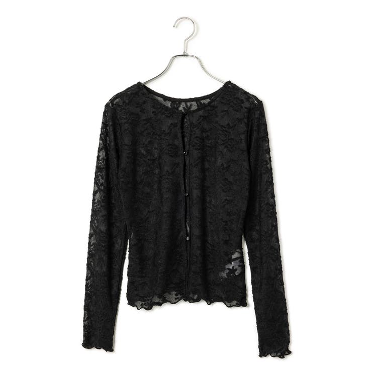 【前後2WAY】カットジャガードカーディガン【洗える】 | VIS  | 詳細画像9 