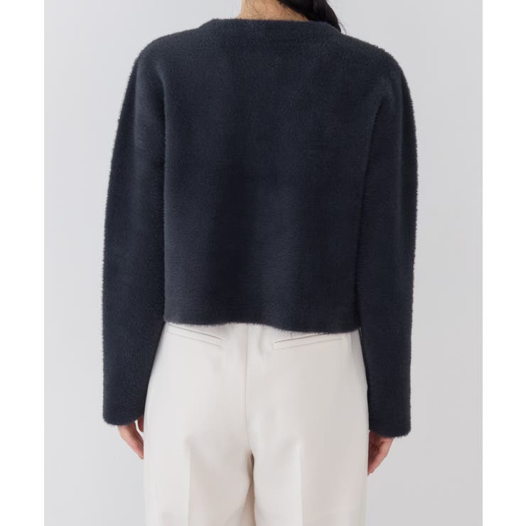 接結ミニフェザーニットジャケットカーディガン/一部WEB限定カラー | VIS  | 詳細画像25