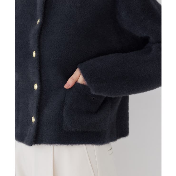 接結ミニフェザーニットジャケットカーディガン/一部WEB限定カラー | VIS  | 詳細画像29