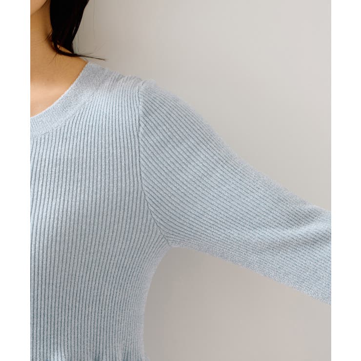 ペプラム切替モールニットカーディガン/イージーケア | VIS  | 詳細画像41 