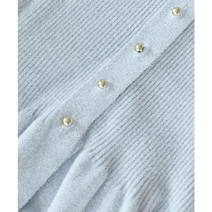 ペプラム切替モールニットカーディガン/イージーケア | VIS  | 詳細画像44 