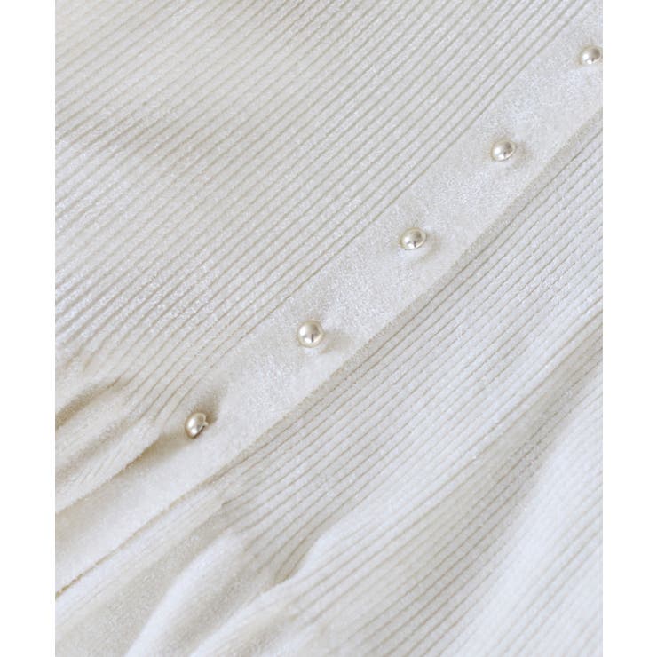 ペプラム切替モールニットカーディガン/イージーケア | VIS  | 詳細画像45 