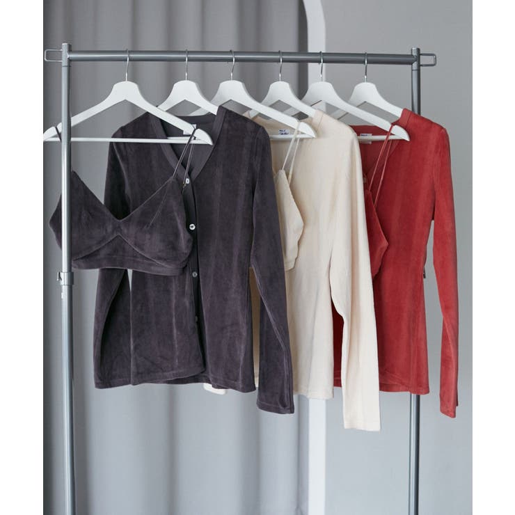 【Miller】VIS別注モデルベロアボタンアップカーディガン【洗える】 | VIS  | 詳細画像36 