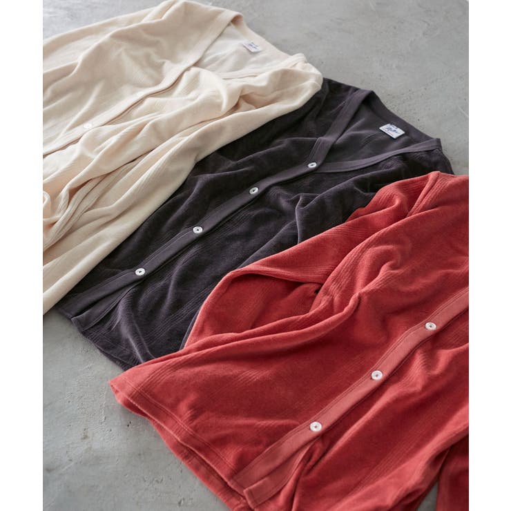 【Miller】VIS別注モデルベロアボタンアップカーディガン【洗える】 | VIS  | 詳細画像39 