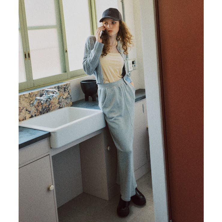 【POLO BCS】VIS別注ミニケーブルノーカラーニットカーディガン | VIS  | 詳細画像24 