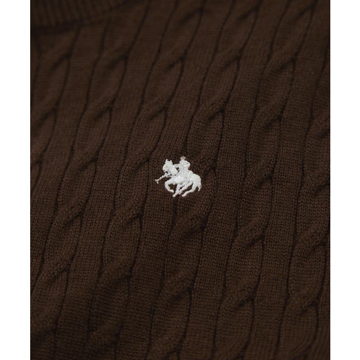 【POLO BCS】VIS別注ミニケーブルノーカラーニットカーディガン | VIS  | 詳細画像45 