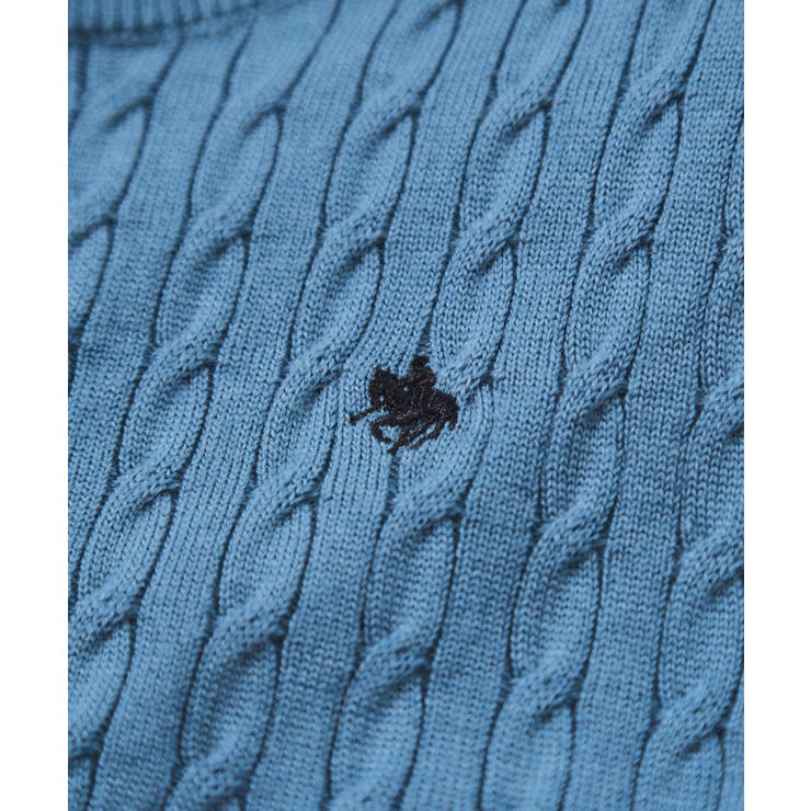 【POLO BCS】VIS別注ミニケーブルノーカラーニットカーディガン | VIS  | 詳細画像46 