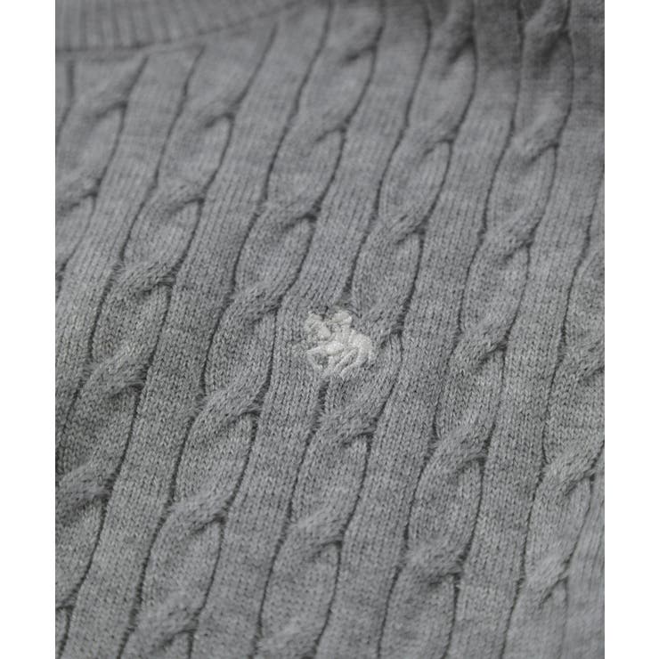 【POLO BCS】VIS別注ミニケーブルノーカラーニットカーディガン | VIS  | 詳細画像47 