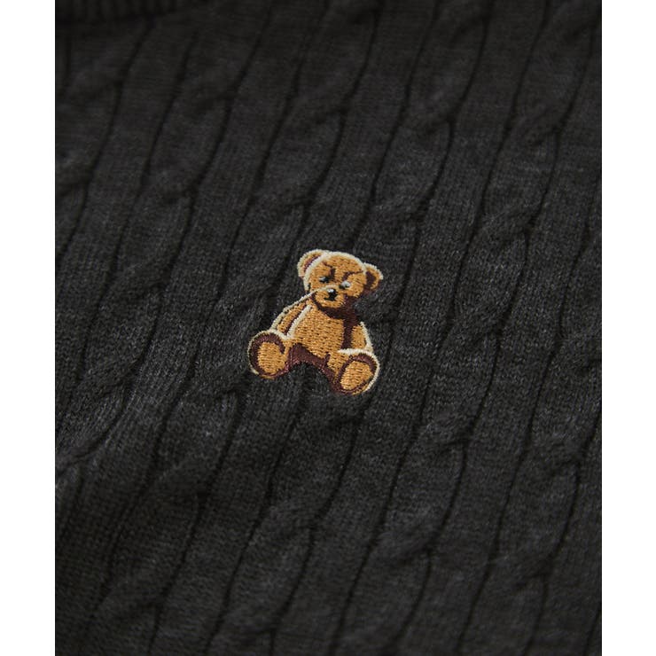 【POLO BCS】VIS別注ミニケーブルノーカラーニットカーディガン | VIS  | 詳細画像48 