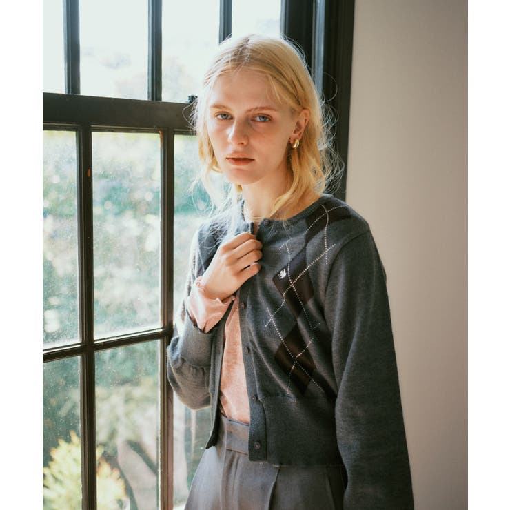 【POLO BCS】VIS別注アーガイルニットカーディガン | VIS  | 詳細画像11 