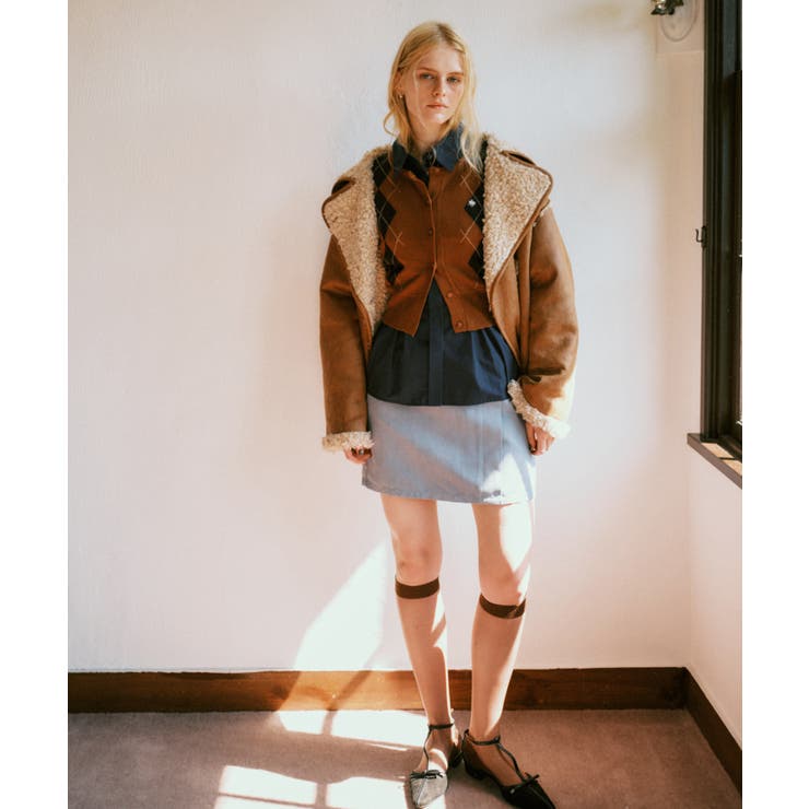 【POLO BCS】VIS別注アーガイルニットカーディガン | VIS  | 詳細画像2 