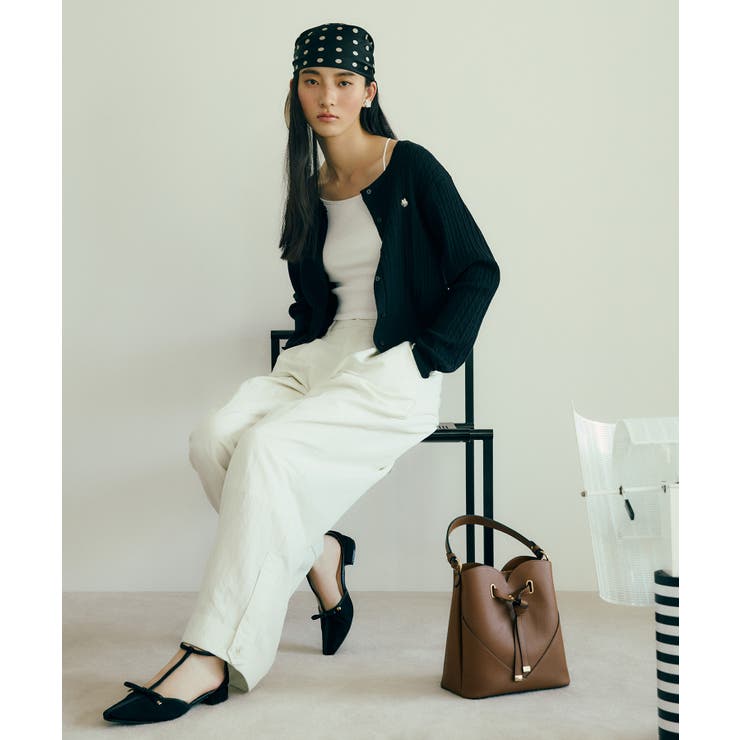 【POLO BCS】VIS別注ミニケーブルノーカラーカーディガン | VIS  | 詳細画像10 