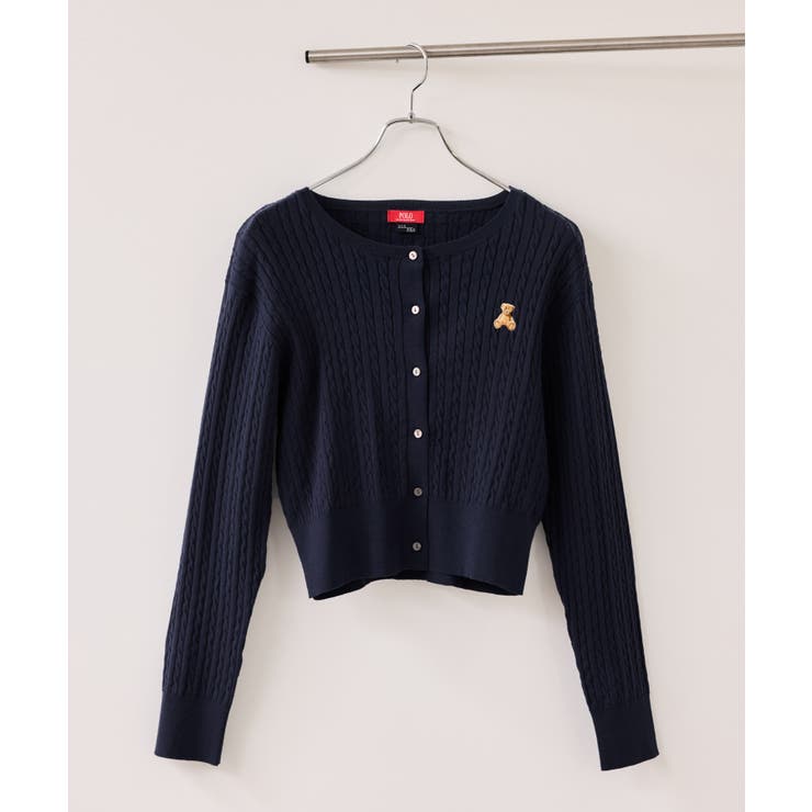 【POLO BCS】VIS別注ミニケーブルノーカラーカーディガン | VIS  | 詳細画像22 