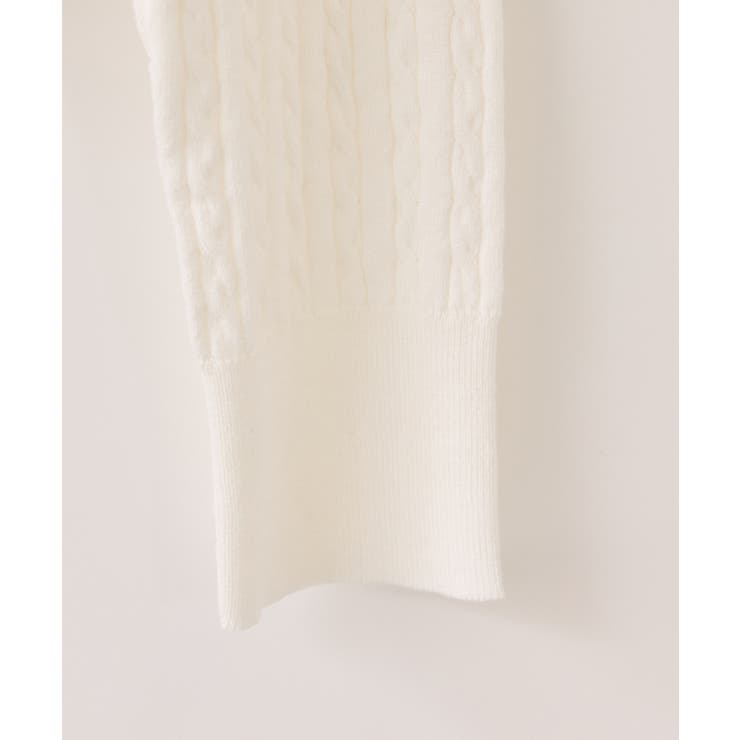 【POLO BCS】VIS別注ミニケーブルノーカラーカーディガン | VIS  | 詳細画像30 