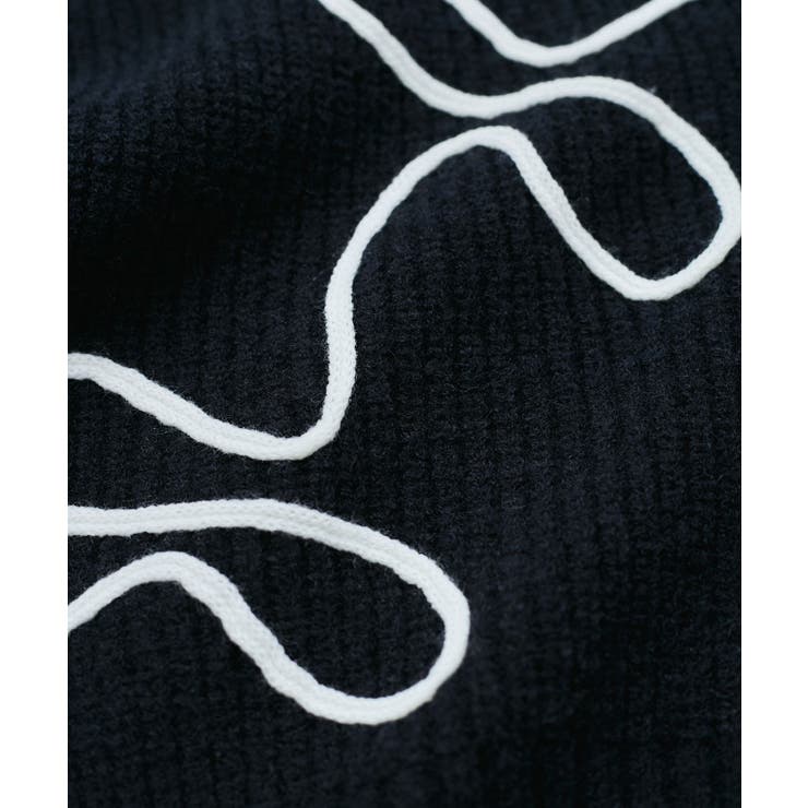 【WEB 一部店舗限定】リボンコード刺繍Vネックカーディガン【セットアップ対応】 | VIS  | 詳細画像29 