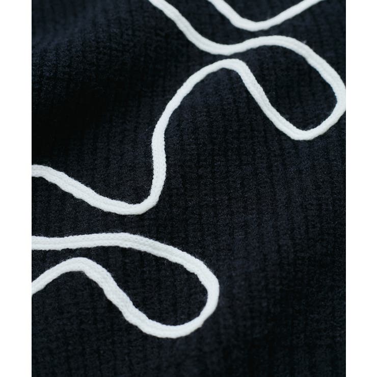 【WEB 一部店舗限定】リボンコード刺繍Vネックカーディガン【セットアップ対応】 | VIS  | 詳細画像39 