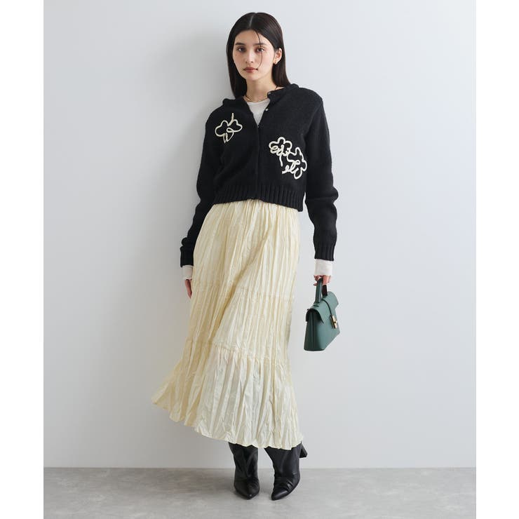 【WEB限定】刺繍フラワーカーディガン | VIS  | 詳細画像10 