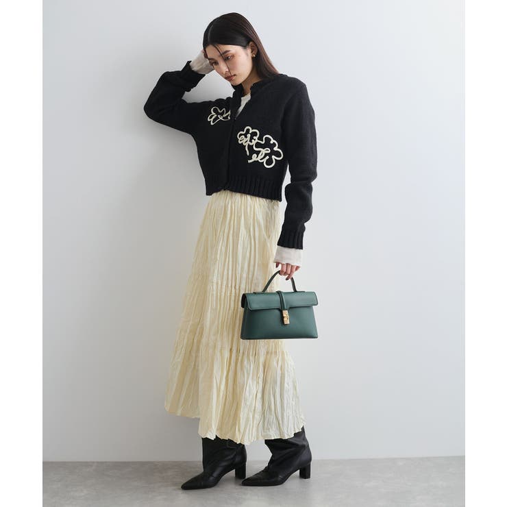 【WEB限定】刺繍フラワーカーディガン | VIS  | 詳細画像11 