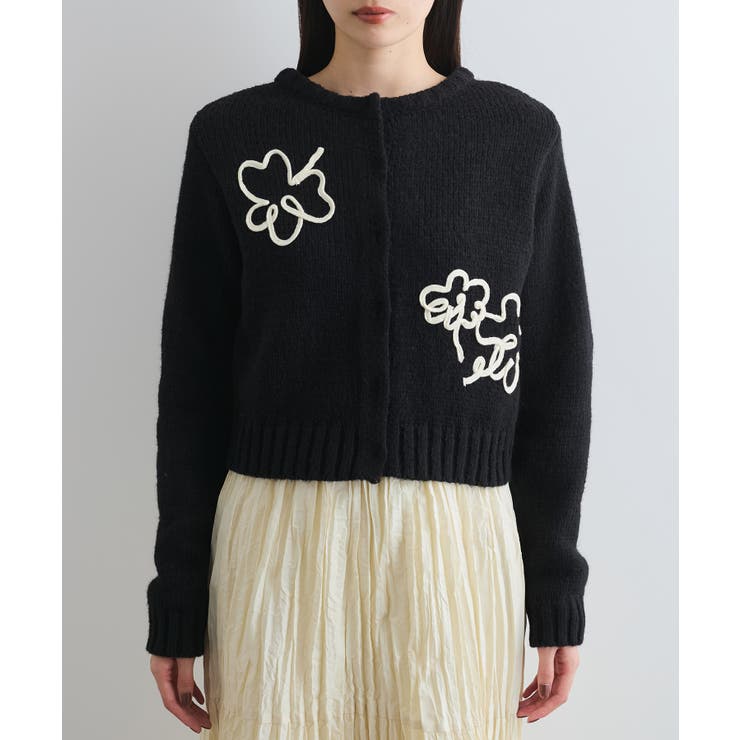 【WEB限定】刺繍フラワーカーディガン | VIS  | 詳細画像26 