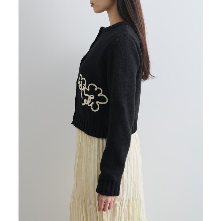 【WEB限定】刺繍フラワーカーディガン | VIS  | 詳細画像27 