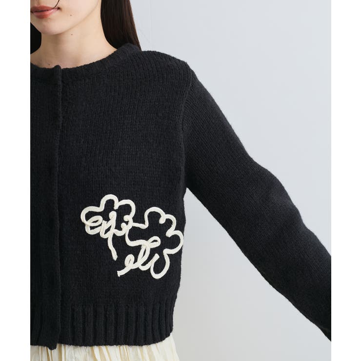【WEB限定】刺繍フラワーカーディガン | VIS  | 詳細画像30 