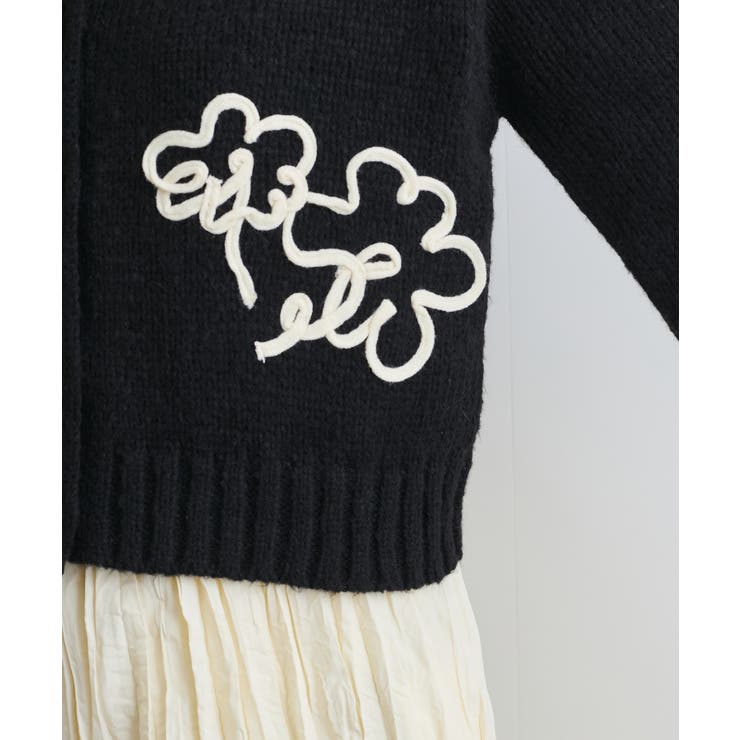 【WEB限定】刺繍フラワーカーディガン | VIS  | 詳細画像31 