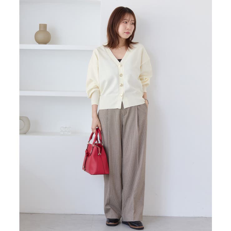 【WEB限定】メタル釦オーバーサイズカーディガン | VIS  | 詳細画像18 